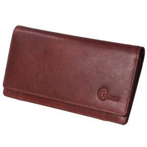 Oxims Unisex Original Leather Bi-fold Premium Long Wallet with Card Holder