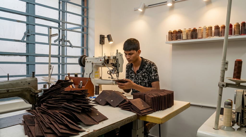 Leather products manufacturer and exporter from India for global buyers